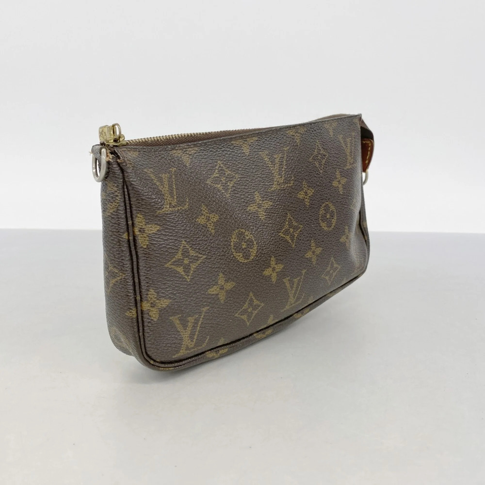 LOUIS VUITTON Authentic Brown Monogram Pochette Pouch - Picture 2 of 8